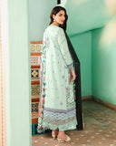 Roheenaz Summer Reverie Embroidered Lawn Unstitched 3Pc Suit - Rosaline