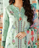Roheenaz Summer Reverie Embroidered Lawn Unstitched 3Pc Suit - Rosaline