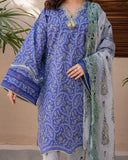 Roheenaz Summer in Bloom Printed Lawn Unstitched 3Pc Suit - BOTANICA