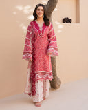 Roheenaz Summer in Bloom Printed Lawn Unstitched 3Pc Suit - PETALINE DREAM