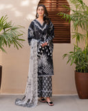 Roheenaz Summer in Bloom Printed Lawn Unstitched 3Pc Suit - WILDFLOWER