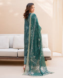 Roheenaz Summer in Bloom Printed Lawn Unstitched 3Pc Suit - GARDENIA VEIL