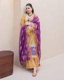 Roheenaz Summer in Bloom Printed Lawn Unstitched 3Pc Suit - CAMELLIA CHARM