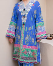 Roheenaz Summer in Bloom Printed Lawn Unstitched 3Pc Suit - ROSEWATER BLOOM