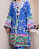 Roheenaz Summer in Bloom Printed Lawn Unstitched 3Pc Suit - ROSEWATER BLOOM