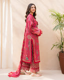 Roheenaz Summer in Bloom Printed Lawn Unstitched 3Pc Suit - FLORA POP