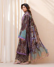 Roheenaz Summer in Bloom Printed Lawn Unstitched 3Pc Suit - PETAL ELAN