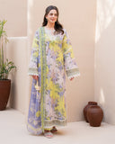 Roheenaz Summer in Bloom Printed Lawn Unstitched 3Pc Suit - MYSTIC BEAUTY
