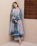 Roheenaz Summer in Bloom Printed Lawn Unstitched 3Pc Suit - BLOSSOM DRIFT