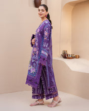 Roheenaz Summer in Bloom Printed Lawn Unstitched 3Pc Suit - POPPY PETALS