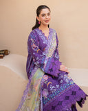 Roheenaz Summer in Bloom Printed Lawn Unstitched 3Pc Suit - POPPY PETALS