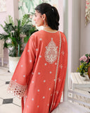Roheenaz Veil of Summer Embroidered Lawn Unstitched 3Pc Suit - SOLEIL BLANC