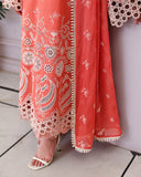 Roheenaz Veil of Summer Embroidered Lawn Unstitched 3Pc Suit - SOLEIL BLANC
