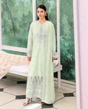 Roheenaz Veil of Summer Embroidered Lawn Unstitched 3Pc Suit - SERENE DUSK