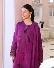Roheenaz Veil of Summer Embroidered Lawn Unstitched 3Pc Suit - ELAN BLOOM