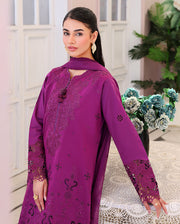 Roheenaz Veil of Summer Embroidered Lawn Unstitched 3Pc Suit - ELAN BLOOM