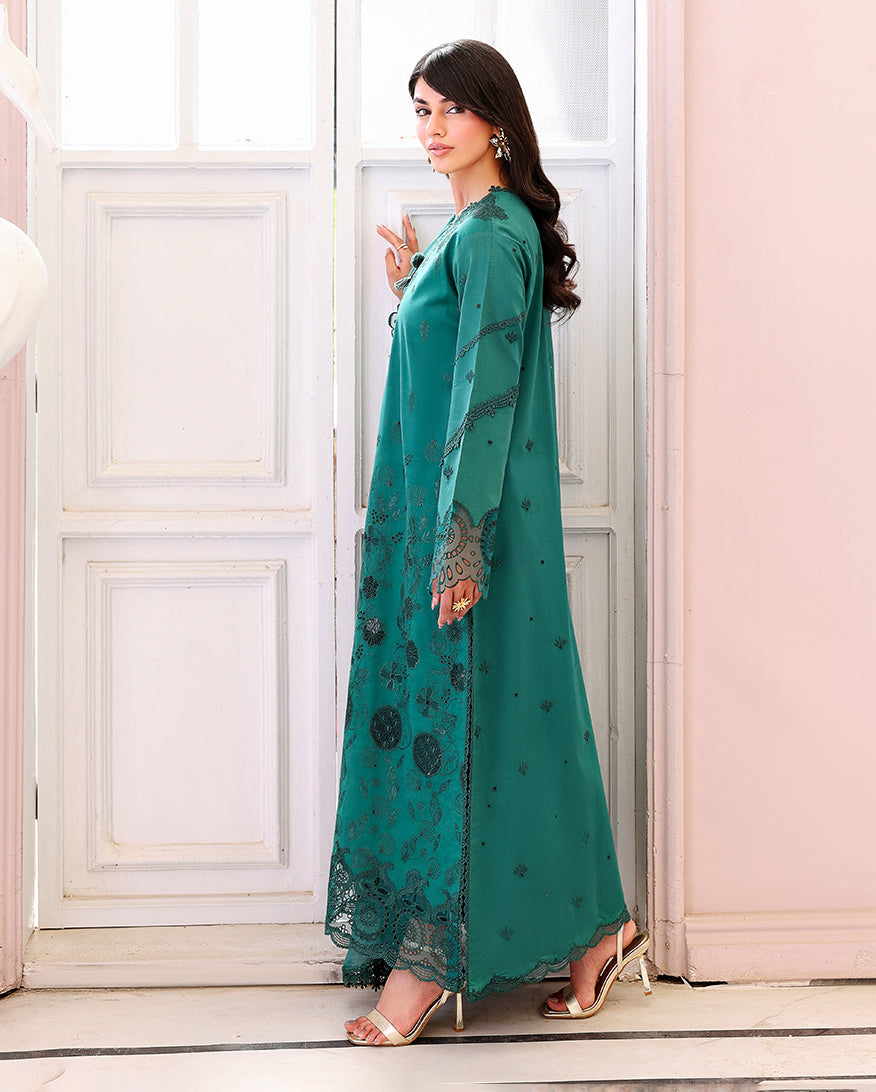 Roheenaz Veil of Summer Embroidered Lawn Unstitched 3Pc Suit - WHISPERED VEIL