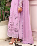 Roheenaz Veil of Summer Embroidered Lawn Unstitched 3Pc Suit - PETAL ROYALE