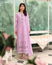Roheenaz Veil of Summer Embroidered Lawn Unstitched 3Pc Suit - PETAL ROYALE
