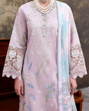 Roheenaz Floral Reverie Embroidered Lawn Unstitched 3Pc Suit - Petal Bloom