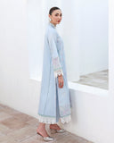 Roheenaz Floral Reverie Embroidered Lawn Unstitched 3Pc Suit - Morning Petal