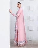 Roheenaz Floral Reverie Embroidered Lawn Unstitched 3Pc Suit - Crystal Glow