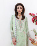 Roheenaz Floral Reverie Embroidered Lawn Unstitched 3Pc Suit - Daydream Gleam