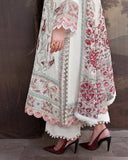 Roheenaz Floral Reverie Embroidered Lawn Unstitched 3Pc Suit - Lunar Glow