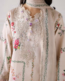 Roheenaz Sunlit Tales Embroidered Lawn Unstitched 3Pc Suit - Sunflare Petal