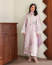 Roheenaz Sunlit Tales Embroidered Lawn Unstitched 3Pc Suit - Dandelion Dream