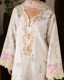 Roheenaz Sunlit Tales Embroidered Lawn Unstitched 3Pc Suit - Petalbeam