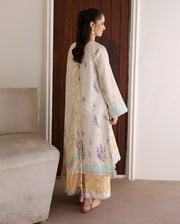 Roheenaz Sunlit Tales Embroidered Lawn Unstitched 3Pc Suit - Glowleaf