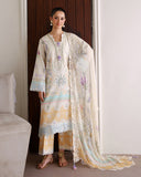 Roheenaz Sunlit Tales Embroidered Lawn Unstitched 3Pc Suit - Glowleaf