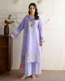 Roheenaz Sunlit Tales Embroidered Lawn Unstitched 3Pc Suit - Bloomray