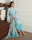 Roheenaz Sunlit Tales Embroidered Lawn Unstitched 3Pc Suit - Sunbeam Story