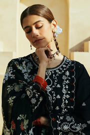 Cross Stitch Premium Embroidered Lawn Unstitched 3Pc Suit D-05 Rustic Aura