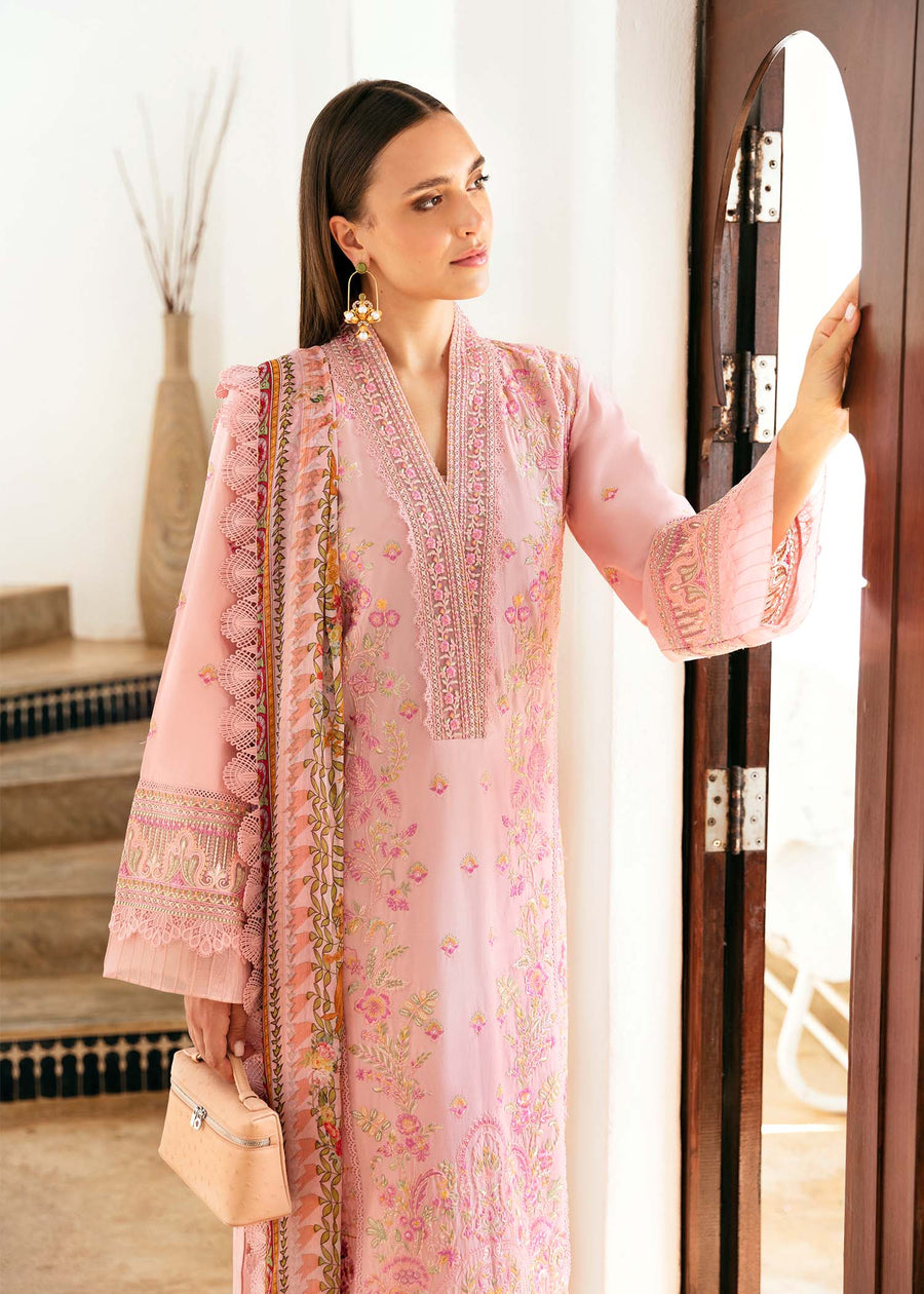 Mayal by Kanwal Malik Embroidered Lawn Unstitched 3Pc Suit - RAHAM