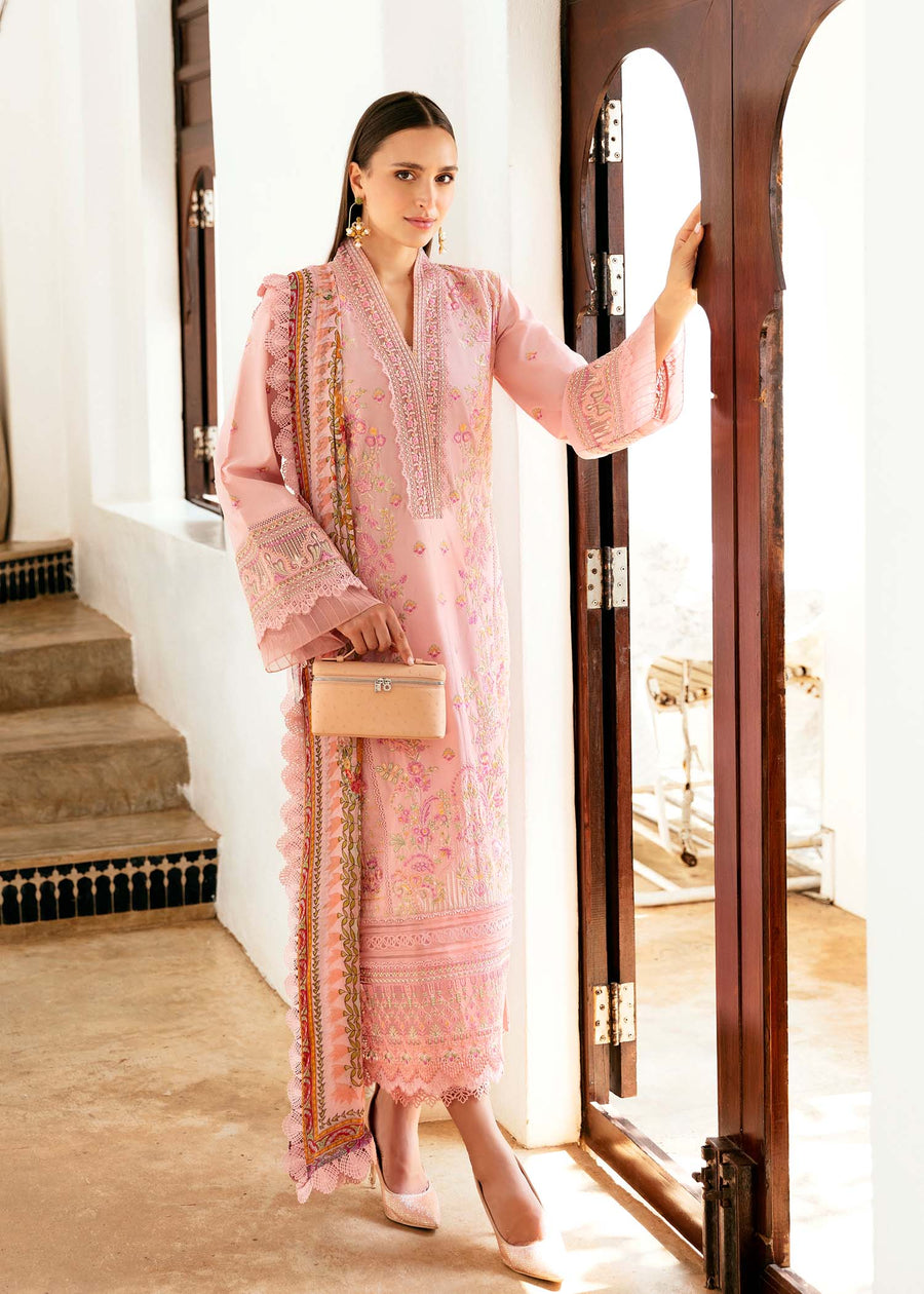 Mayal by Kanwal Malik Embroidered Lawn Unstitched 3Pc Suit - RAHAM