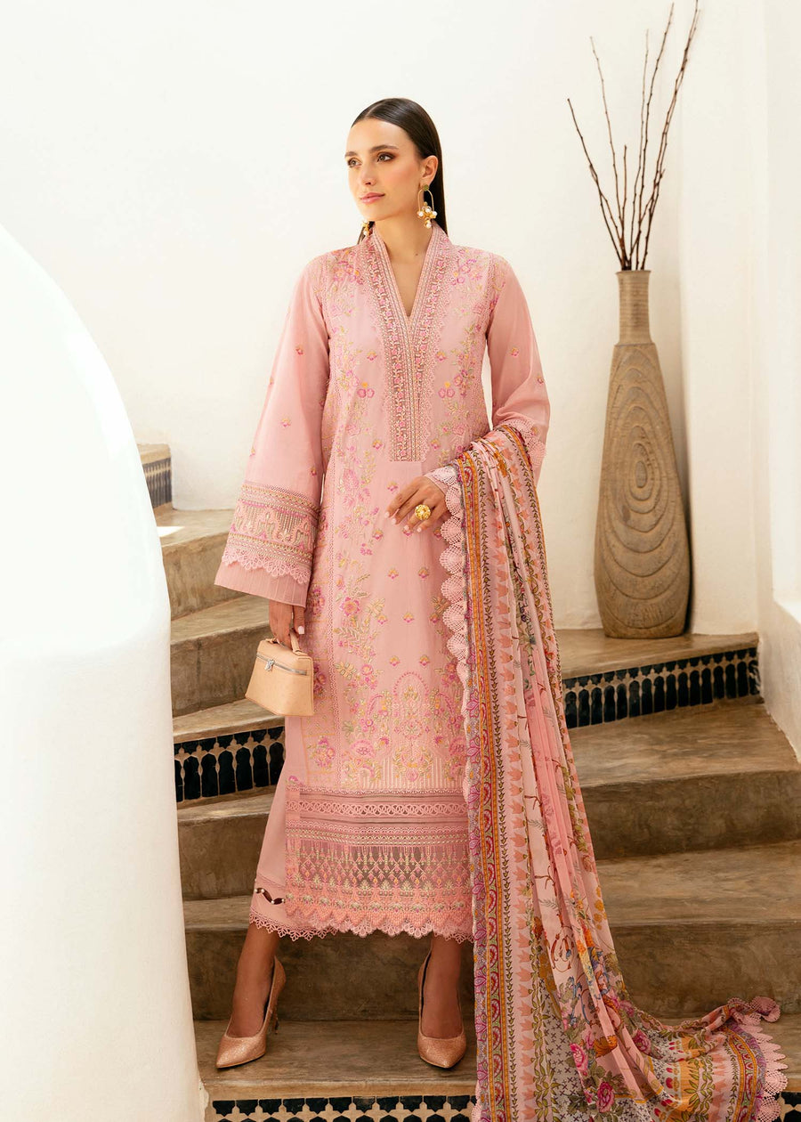 Mayal by Kanwal Malik Embroidered Lawn Unstitched 3Pc Suit - RAHAM