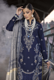 Humdum Rahgeer Embroidered Wool Unstitched 3Pc Suit D-05