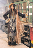 Humdum Rahgeer Embroidered Wool Unstitched 3Pc Suit D-06