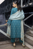 Humdum Rahgeer Embroidered Wool Unstitched 3Pc Suit D-07