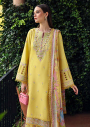 Kanwal Malik Zaina Embroidered Lawn Unstitched 3Pc Suit - RAIHA
