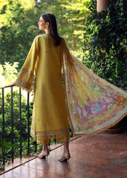 Kanwal Malik Zaina Embroidered Lawn Unstitched 3Pc Suit - RAIHA