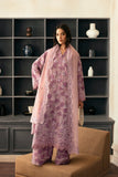 Afrozeh Daybreak Embroidered Lawn Unstitched 3Pc Suit - RAIN WARMED