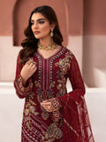 Ramsha Arzoo Embroidered Luxury Chiffon Unstitched 3Pc Suit U-106