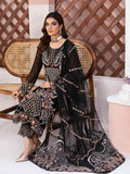 Ramsha Arzoo Embroidered Luxury Chiffon Unstitched 3Pc Suit U-107