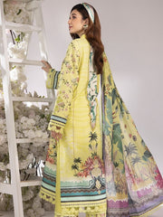 Rang Rasiya Summer Breeze Unstitched Lawn 3Pc Suit D-01 Apple Green