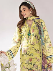 Rang Rasiya Summer Breeze Unstitched Lawn 3Pc Suit D-01 Apple Green