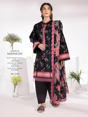 Rang Rasiya Summer Breeze Unstitched Lawn Print 3Pc Suit D-02 Midnight